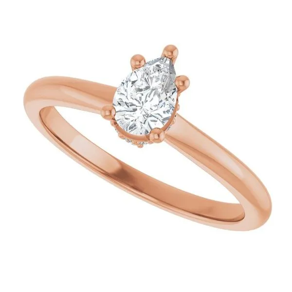 Hidden Halo-Style Engagement Ring Image 5 J. Thomas Jewelers Rochester Hills, MI