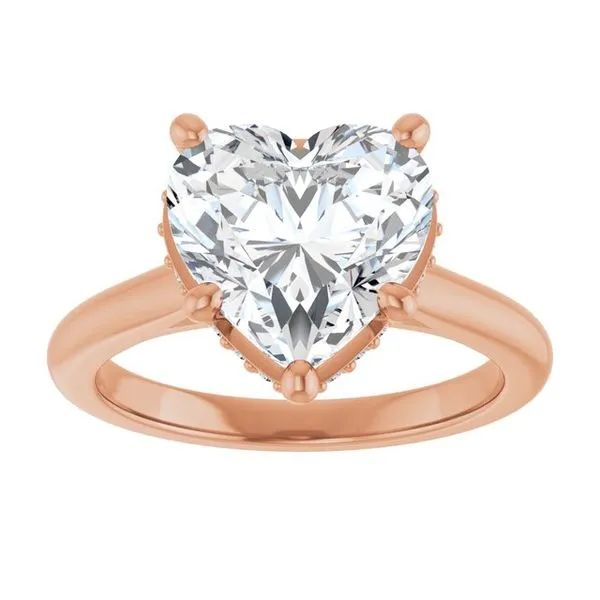 Hidden Halo-Style Engagement Ring Image 3 JF Jones Jewelers Rochester, NY