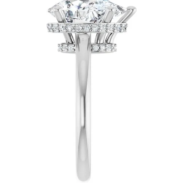 Hidden Halo-Style Engagement Ring Image 4 Jimmy Smith Jewelers Decatur, AL