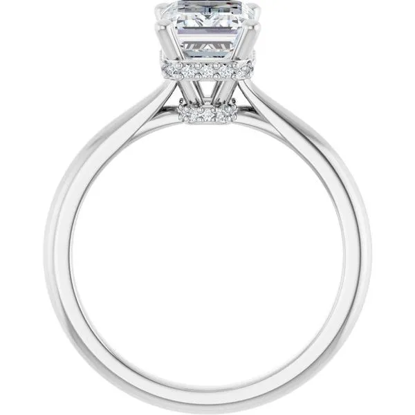 Hidden Halo-Style Engagement Ring Image 2 The Ring Austin Round Rock, TX