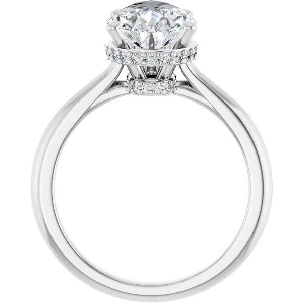 Hidden Halo-Style Engagement Ring Image 2 Jimmy Smith Jewelers Decatur, AL