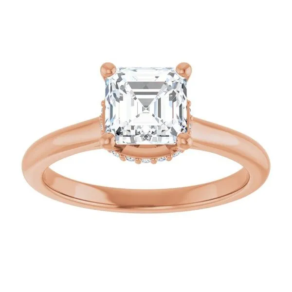 Hidden Halo-Style Engagement Ring Image 3 Paul James Jewelers Angels Camp, CA