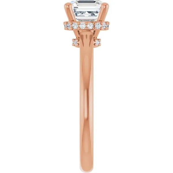 Hidden Halo-Style Engagement Ring Image 4 Jimmy Smith Jewelers Decatur, AL