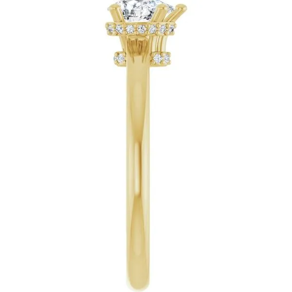 Hidden Halo-Style Engagement Ring Image 4 Jimmy Smith Jewelers Decatur, AL