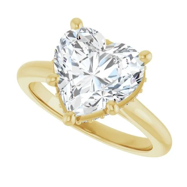 Hidden Halo-Style Engagement Ring Image 5 Austin's Fine Diamonds & Jewelry Lyndhurst, NJ