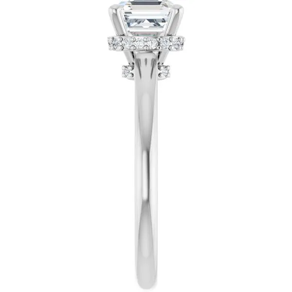 Hidden Halo-Style Engagement Ring Image 4 Jimmy Smith Jewelers Decatur, AL