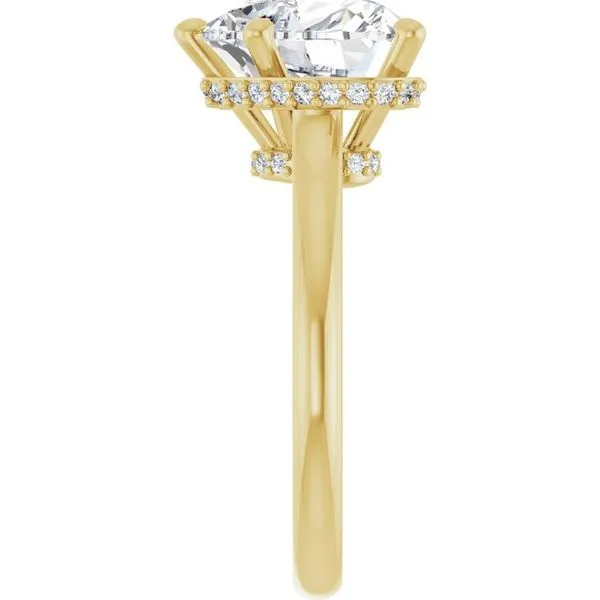 Hidden Halo-Style Engagement Ring Image 4 Mark Jewellers La Crosse, WI