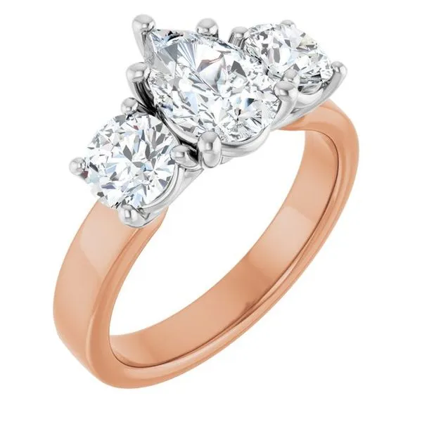 Three-Stone Engagement Ring Raleigh Diamond Fine Jewelry Raleigh, NC