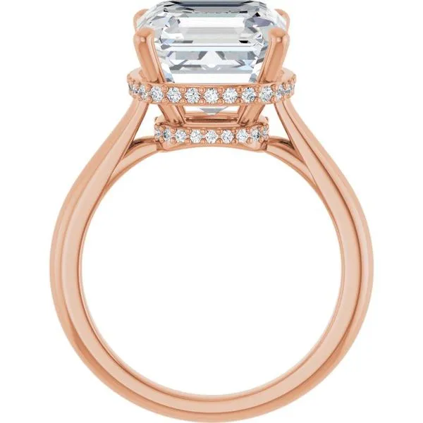 Hidden Halo-Style Engagement Ring Image 2 Clater Jewelers Louisville, KY