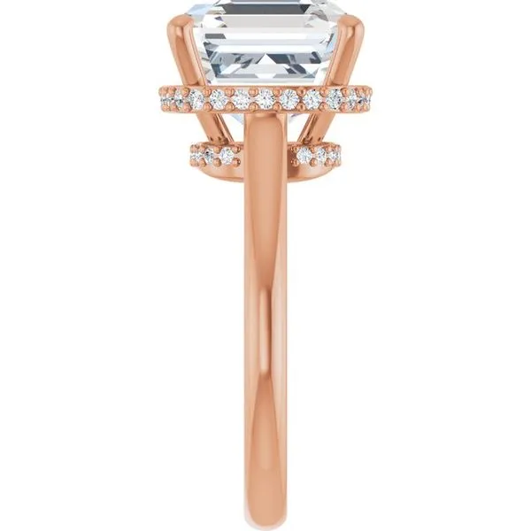 Hidden Halo-Style Engagement Ring Image 4 Natale Jewelers Sewell, NJ