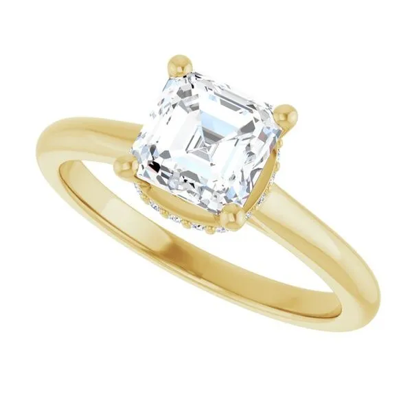 Hidden Halo-Style Engagement Ring Image 5 Clater Jewelers Louisville, KY