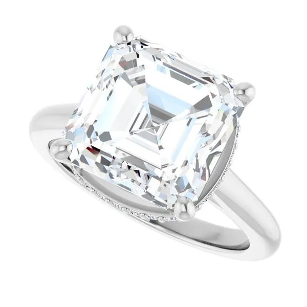 Hidden Halo-Style Engagement Ring Image 5 J. Thomas Jewelers Rochester Hills, MI