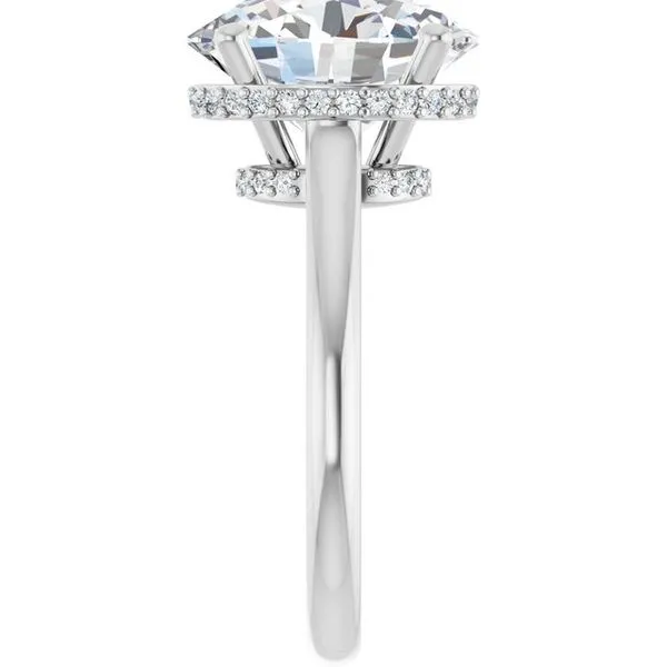 Hidden Halo-Style Engagement Ring Image 4 Clater Jewelers Louisville, KY