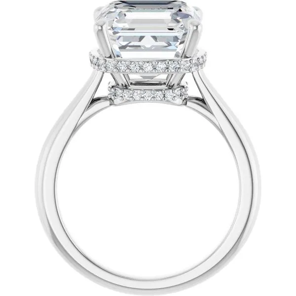 Hidden Halo-Style Engagement Ring Image 2 Raleigh Diamond Fine Jewelry Raleigh, NC