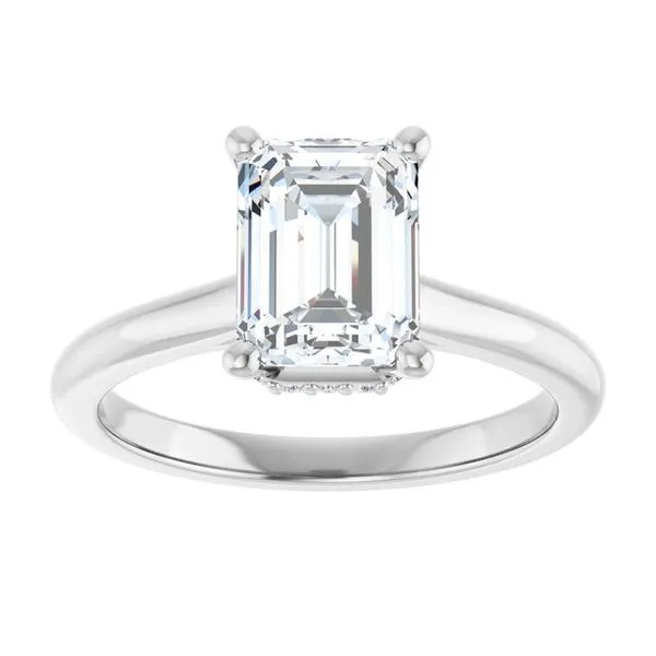 Hidden Halo-Style Engagement Ring Image 3 Jimmy Smith Jewelers Decatur, AL