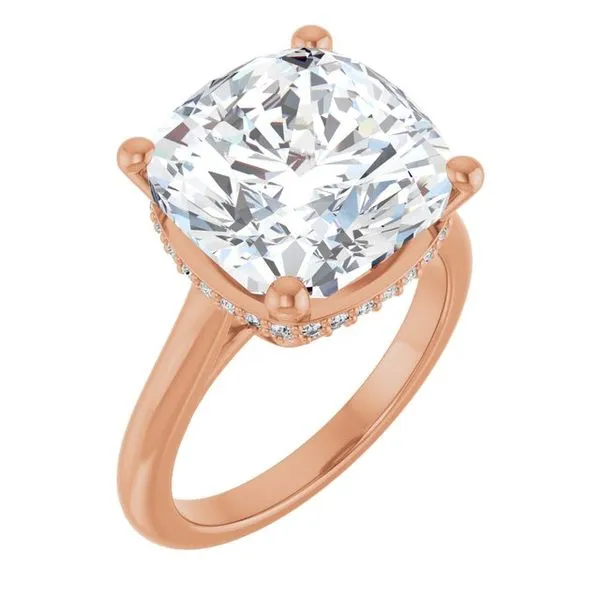 Hidden Halo-Style Engagement Ring Arezzo Jewelers Elmwood Park, IL