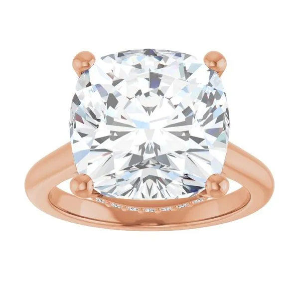 Hidden Halo-Style Engagement Ring Image 3 J. Thomas Jewelers Rochester Hills, MI