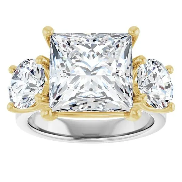 Three-Stone Engagement Ring Image 3 Raleigh Diamond Fine Jewelry Raleigh, NC