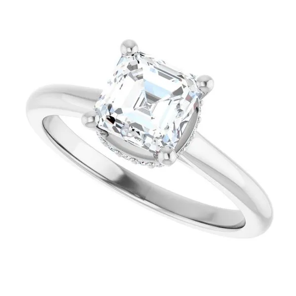 Hidden Halo-Style Engagement Ring Image 5 J. Thomas Jewelers Rochester Hills, MI