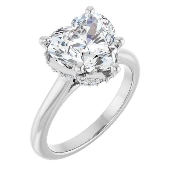 Hidden Halo-Style Engagement Ring Arezzo Jewelers Elmwood Park, IL
