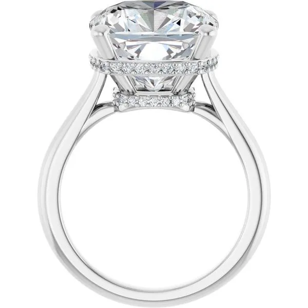 Hidden Halo-Style Engagement Ring Image 2 Austin's Fine Diamonds & Jewelry Lyndhurst, NJ