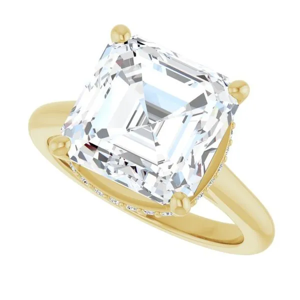 Hidden Halo-Style Engagement Ring Image 5 J. Thomas Jewelers Rochester Hills, MI