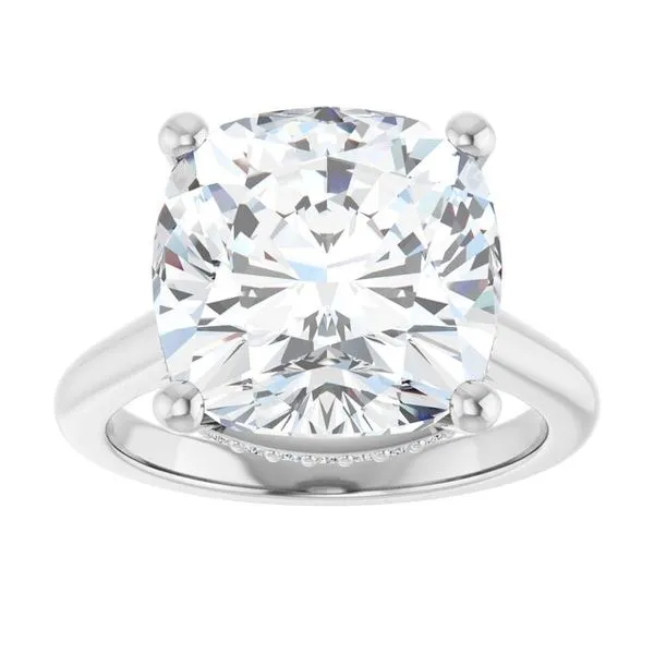 Hidden Halo-Style Engagement Ring Image 3 J. Thomas Jewelers Rochester Hills, MI