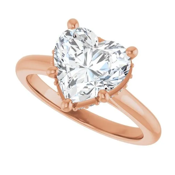 Hidden Halo-Style Engagement Ring Image 5 Arezzo Jewelers Elmwood Park, IL