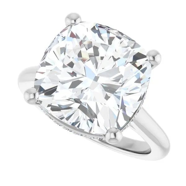 Hidden Halo-Style Engagement Ring Image 5 Arezzo Jewelers Elmwood Park, IL