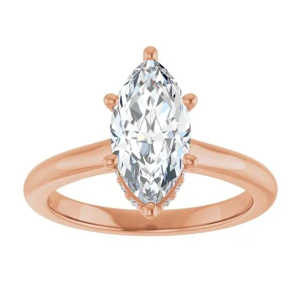 Hidden Halo-Style Engagement Ring Image 3 Mark Jewellers La Crosse, WI