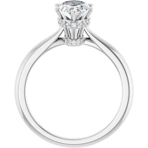 Hidden Halo-Style Engagement Ring Image 2 Jimmy Smith Jewelers Decatur, AL