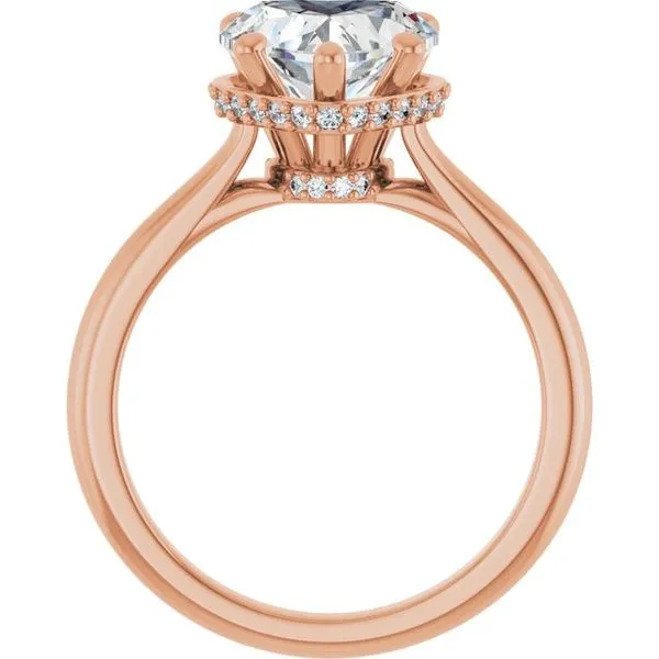 Hidden Halo-Style Engagement Ring Image 2 Morin Jewelers Southbridge, MA