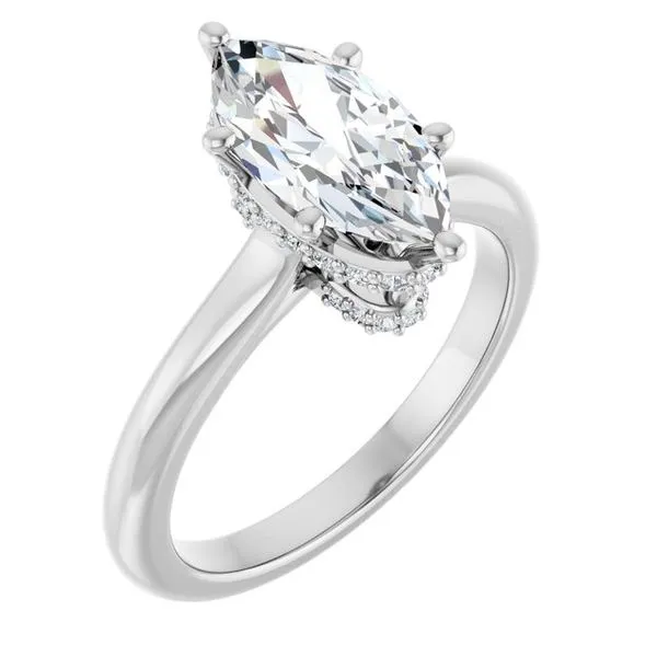 Hidden Halo-Style Engagement Ring J. Thomas Jewelers Rochester Hills, MI
