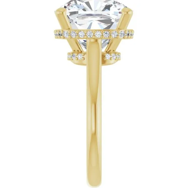 Hidden Halo-Style Engagement Ring Image 4 Natale Jewelers Sewell, NJ