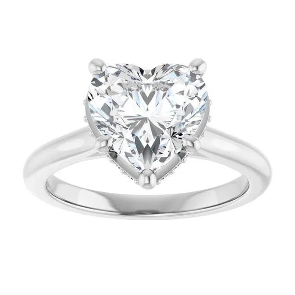 Hidden Halo-Style Engagement Ring Image 3 Morin Jewelers Southbridge, MA