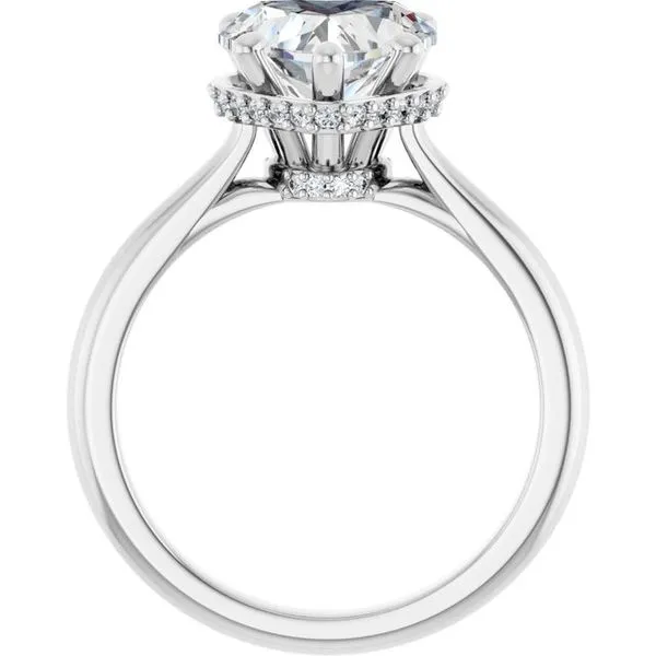 Hidden Halo-Style Engagement Ring Image 2 Mark Jewellers La Crosse, WI
