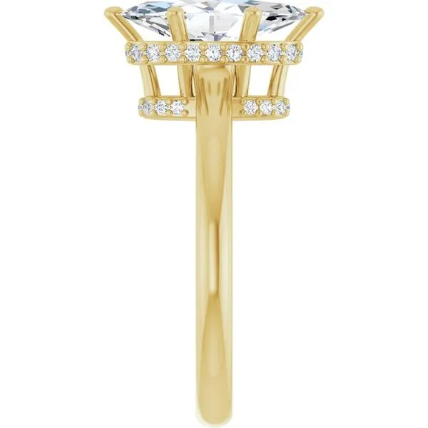 Hidden Halo-Style Engagement Ring Image 4 Shipley's Fine Jewelry Hampstead, MD