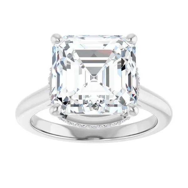 Hidden Halo-Style Engagement Ring Image 3 JF Jones Jewelers Rochester, NY