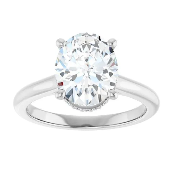 Hidden Halo-Style Engagement Ring Image 3 Redlands Jewelers Redlands, CA