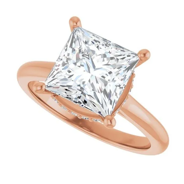 Hidden Halo-Style Engagement Ring Image 5 Austin's Fine Diamonds & Jewelry Lyndhurst, NJ