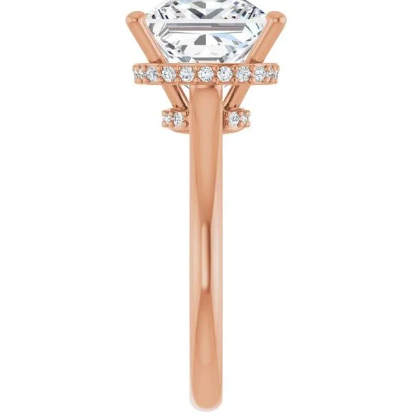 Hidden Halo-Style Engagement Ring Image 4 J. Thomas Jewelers Rochester Hills, MI