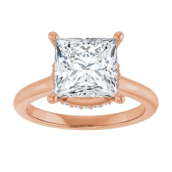 Hidden Halo-Style Engagement Ring Image 3 Arezzo Jewelers Elmwood Park, IL