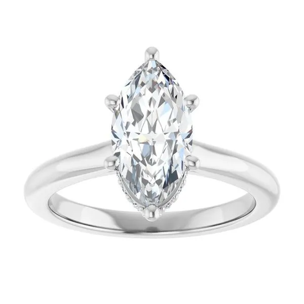 Hidden Halo-Style Engagement Ring Image 3 Mark Jewellers La Crosse, WI