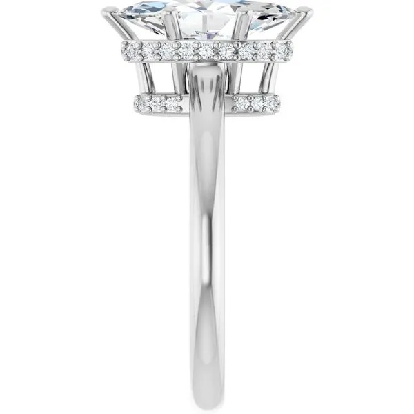 Hidden Halo-Style Engagement Ring Image 4 Shipley's Fine Jewelry Hampstead, MD