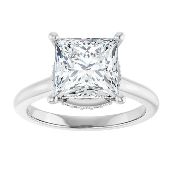 Hidden Halo-Style Engagement Ring Image 3 Shipley's Fine Jewelry Hampstead, MD