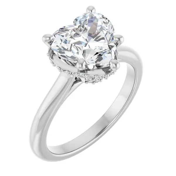 Hidden Halo-Style Engagement Ring The Jewelry Source El Segundo, CA