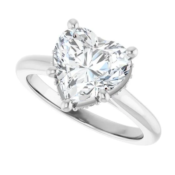 Hidden Halo-Style Engagement Ring Image 5 Shipley's Fine Jewelry Hampstead, MD