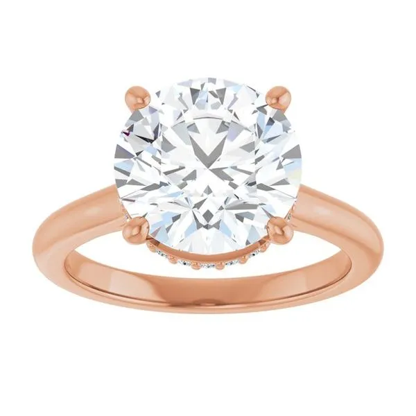 Hidden Halo-Style Engagement Ring Image 3 Paul James Jewelers Angels Camp, CA