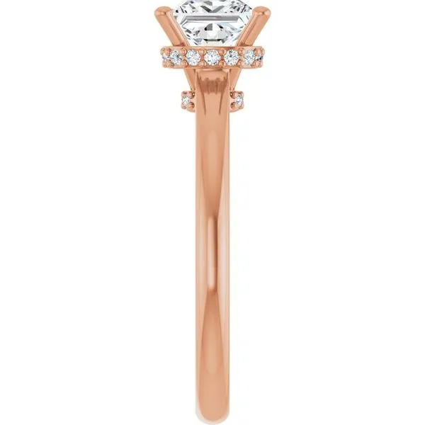 Hidden Halo-Style Engagement Ring Image 4 Redlands Jewelers Redlands, CA