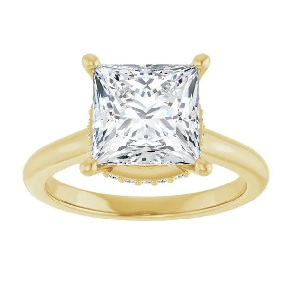 Hidden Halo-Style Engagement Ring Image 3 Mark Jewellers La Crosse, WI